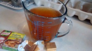 Preparing a Mushroom Stock Cube 