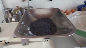 Weighing Poppy Seeds
